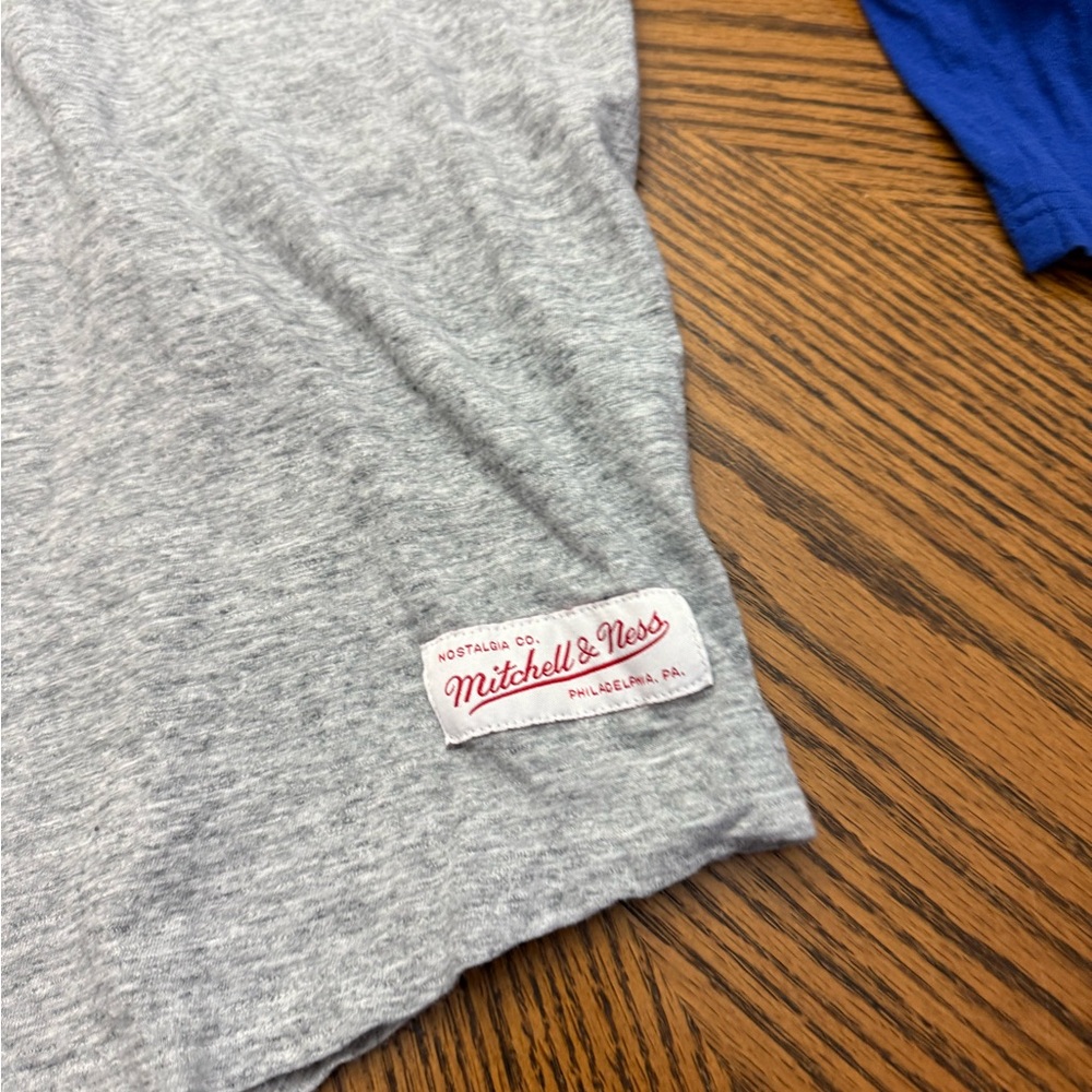 Mitchell & Ness KC Royals Blue and Gray Long Sleeve Tee - Picture 5 of 5